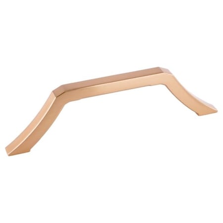 Crown 5" Center to Center Milan Cabinet Pull Rose Gold Finish CHP94128RG